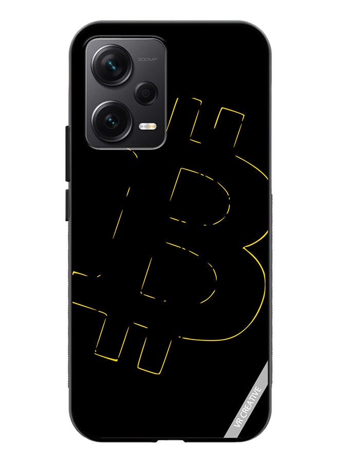 VR CREATIVE Protective Case Cover For Xiaomi Redmi Note 12 Discovery Bitcoin Design Multicolour - Image 1