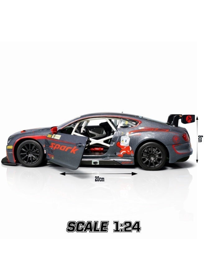BENTLEY Continental GT3 Diecast Model 1:24 Scale – Official Licensed Edition with Opening Doors & LED Lights - Image 3