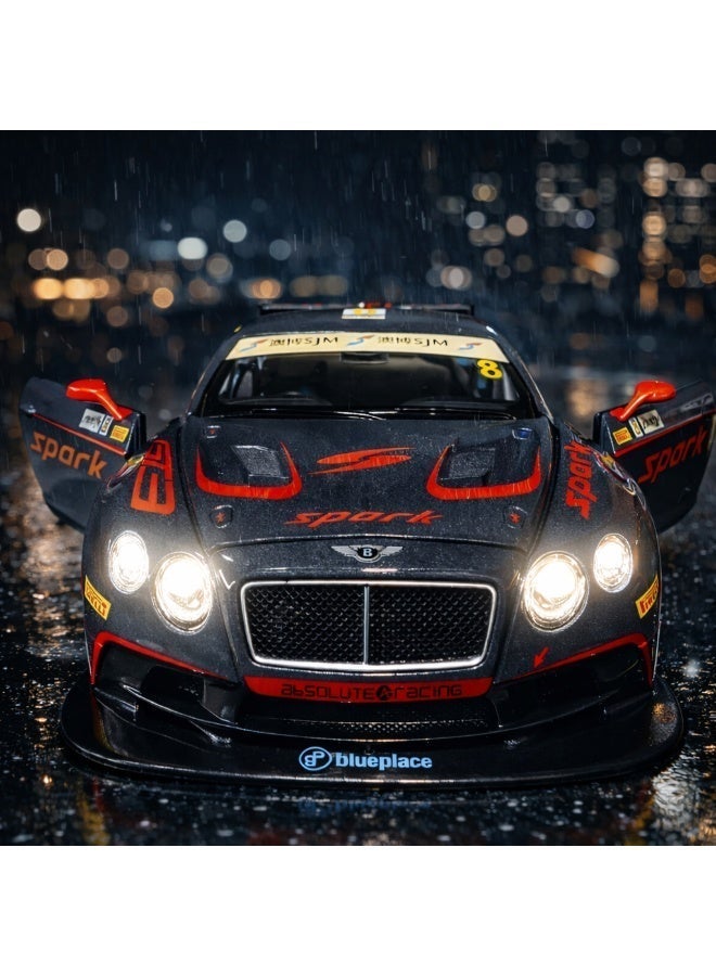 BENTLEY Continental GT3 Diecast Model 1:24 Scale – Official Licensed Edition with Opening Doors & LED Lights - Image 2