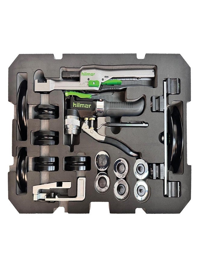 Hilmor CSCBFOAM Foam Storage Tray Precision Machined, Stackable EVA Foam for 1926598 Compact Bender and 1839015 Compact Swage Kits Fits 6.5" Storage Case REACH & PAHS Compliant Foam Insert Only - Image 1