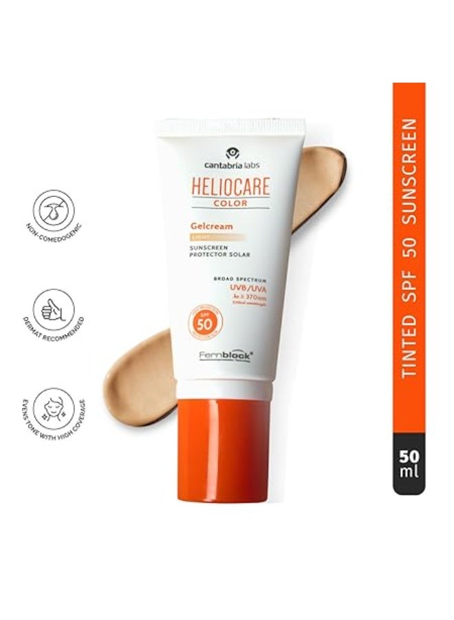 Heliocare Cream Gel with Color SPF 50 50ml - Image 3