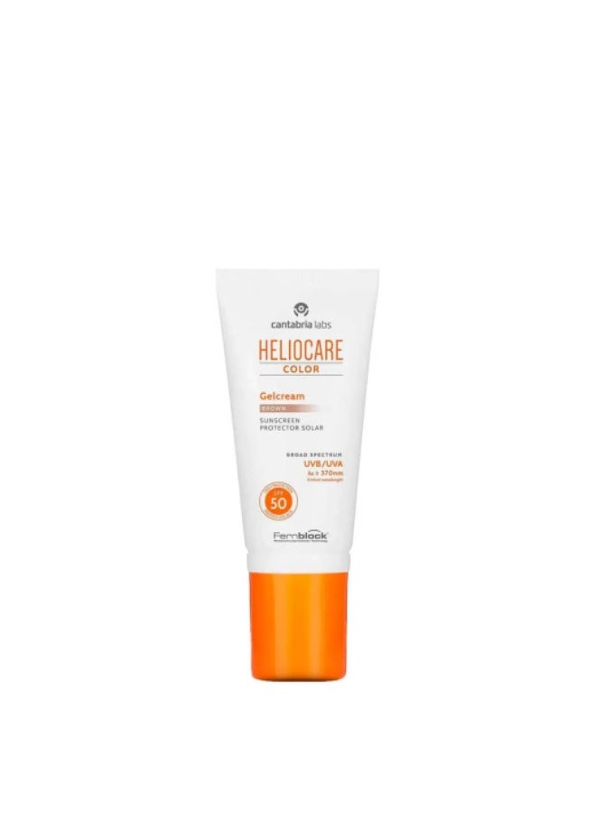 Heliocare Cream Gel with Color SPF 50 50ml - Image 1