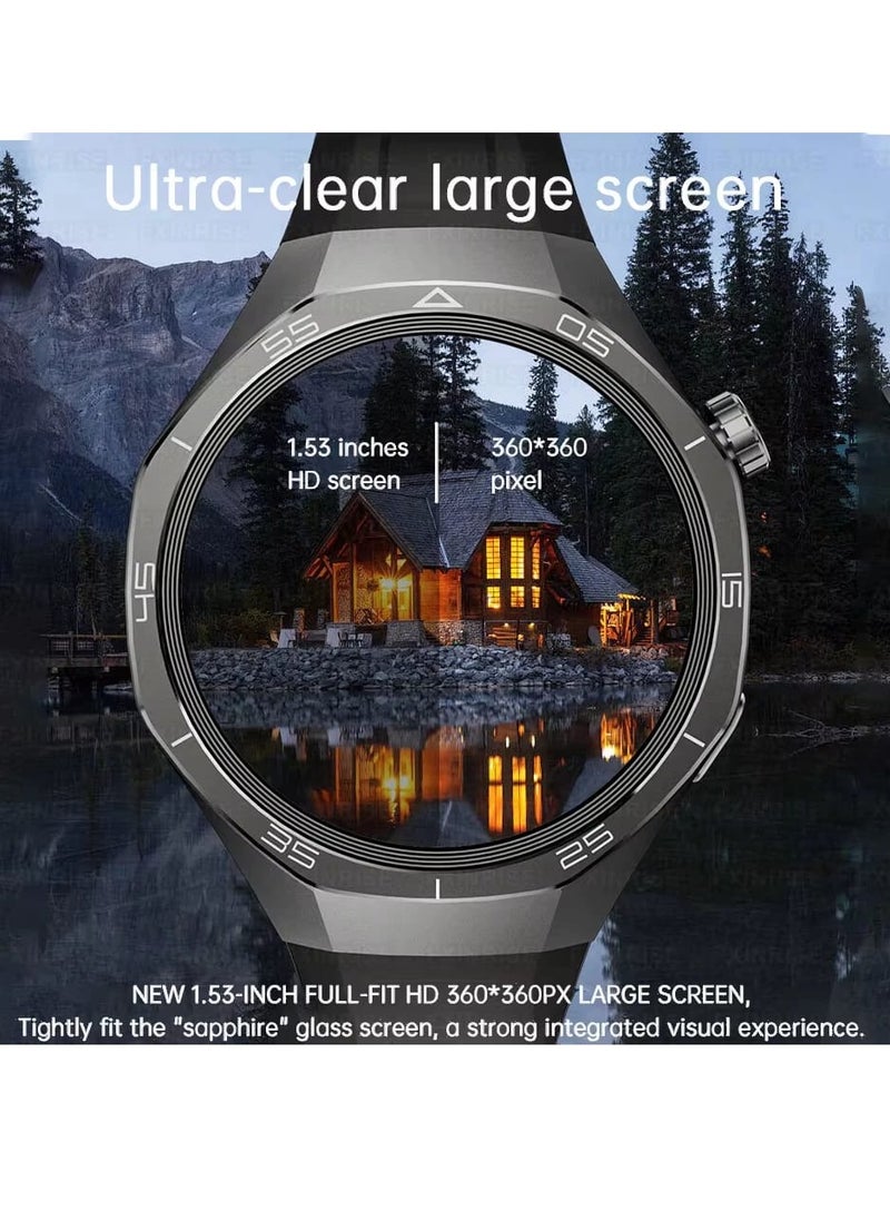Kalobee SK 40 Smart Watch AMOLED Screen with 3 Straps and Wireless Charging Multicolour  - Image 3
