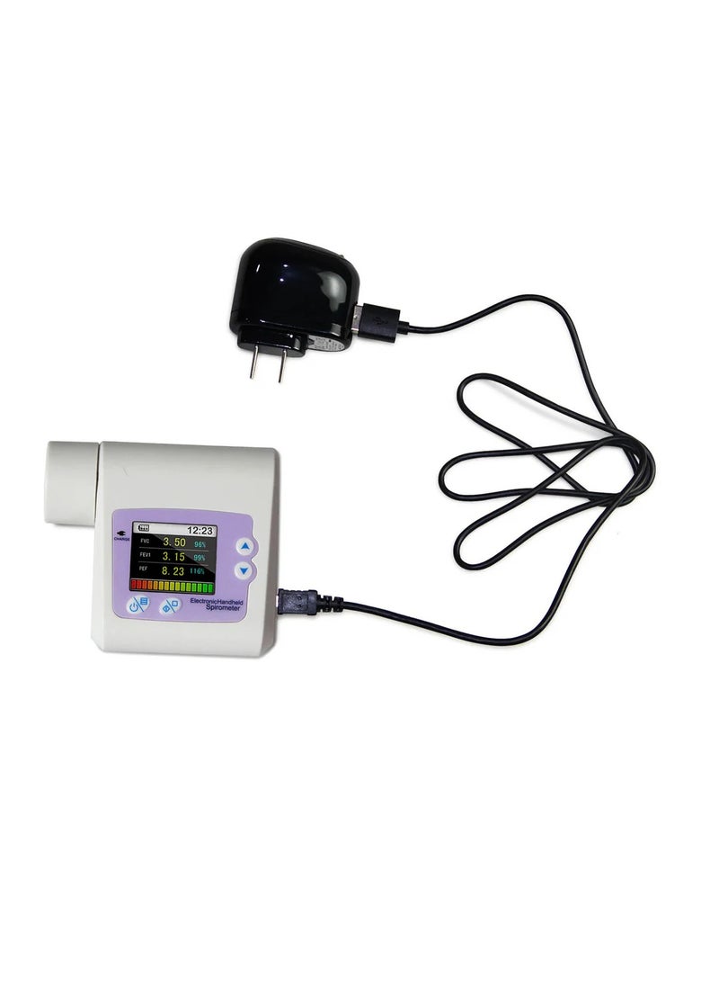 CONTEC - CONTEC SP10 Pulmonary Function Lung Volume Check Spirometer, USB PC Software - Image 1