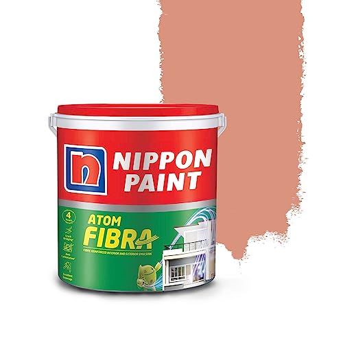 Nippon Paint Atom Fibra 2 In 1 Interior & Exterior Emulsion (Cracked Shell, 1 L) - Image 1