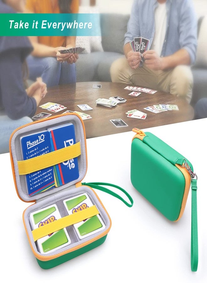 اكس اناد حافظة بطاقات XANAD متوافقة مع بوكيمون/سكيب بو/أونو/لعبة الورق/لعبة الورق المرحلة 10/لعبة الورق فايف كراونز، بطاقات تداول PM TCG (أخضر) - Image 2