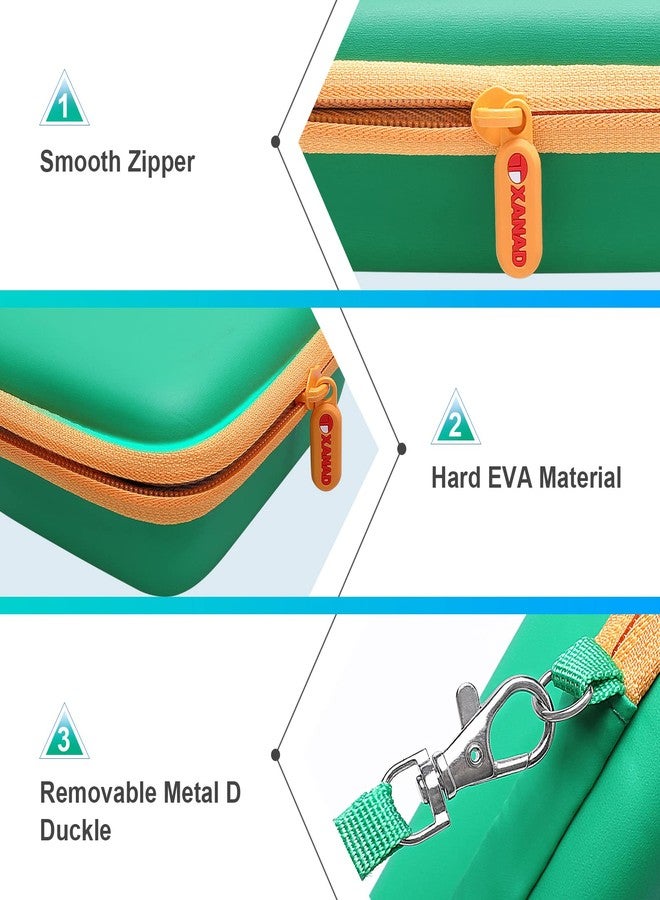 اكس اناد حافظة بطاقات XANAD متوافقة مع بوكيمون/سكيب بو/أونو/لعبة الورق/لعبة الورق المرحلة 10/لعبة الورق فايف كراونز، بطاقات تداول PM TCG (أخضر) - Image 5