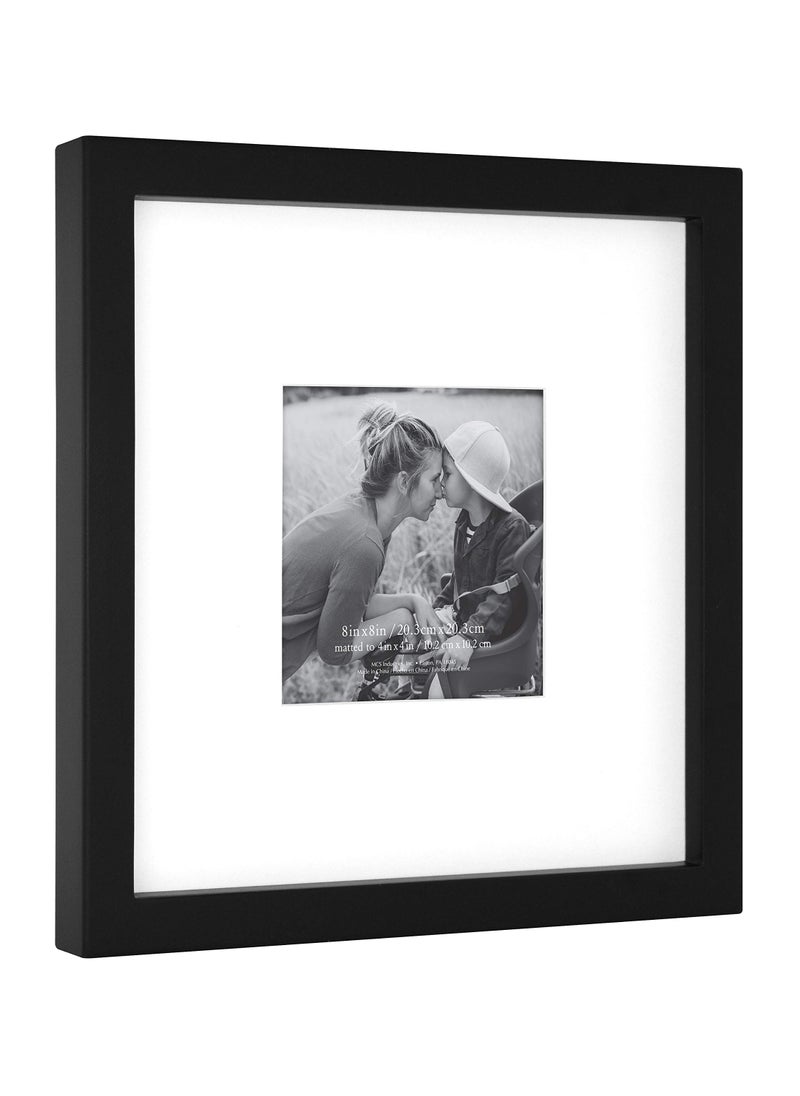 MCS MCS East Village Frame  Black  8 x 8 in matted to 4 x 4 in  4 pk  - Image 2