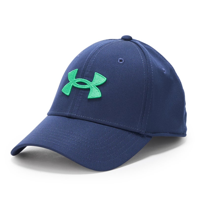 Under Armour Men's Blitzing Cap Stretch Fit, (412) Midnight Navy / / Team Kelly Green, Large/X-Large - Image 4