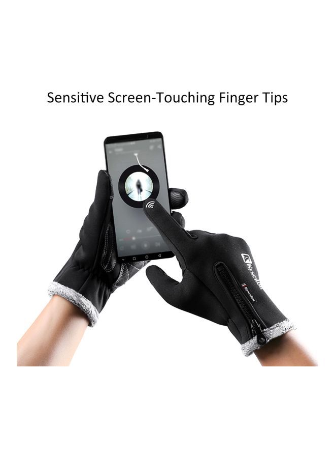 NIBEMINENT Water Resistant Motorbike Gloves - Image 5