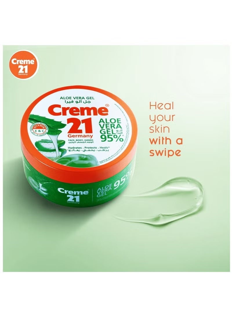 Creme 21 Aloe Vera Gel 95% - 300 Ml - Image 4