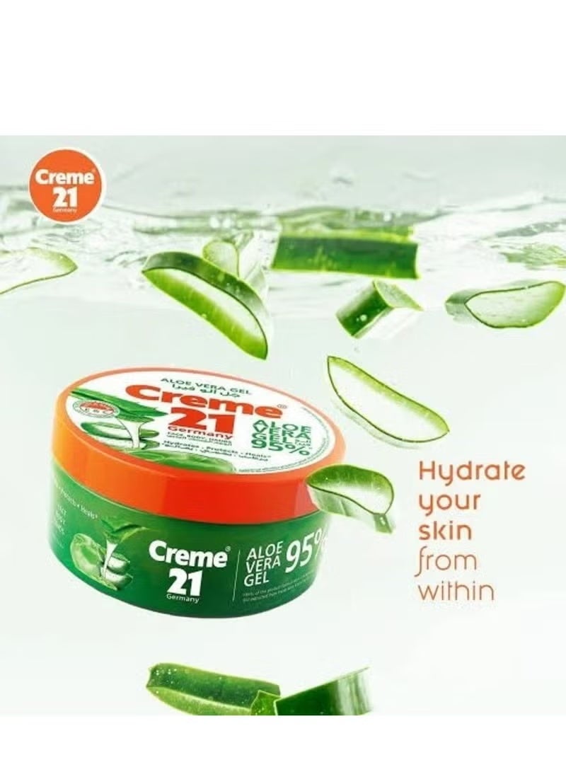 Creme 21 Aloe Vera Gel 95% - 300 Ml - Image 5