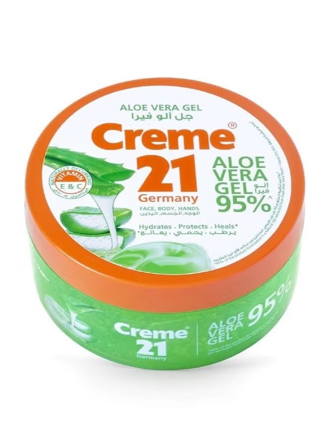 Creme 21 Aloe Vera Gel 95% - 300 Ml - Image 1