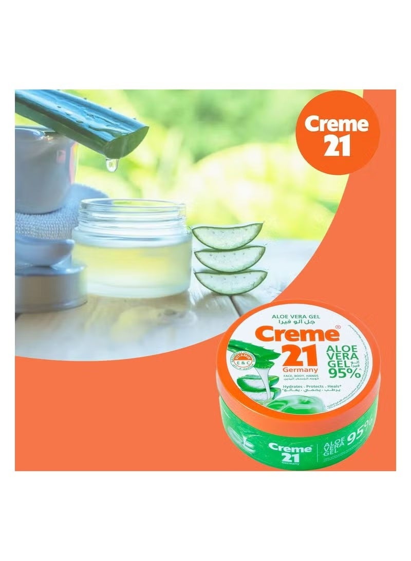 Creme 21 Aloe Vera Gel 95% - 300 Ml - Image 2