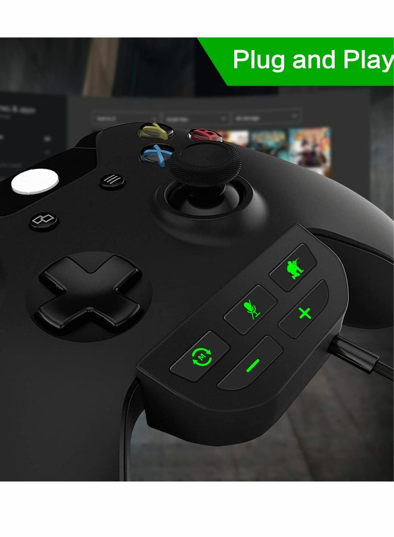 Headset Adapter for Xbox Series X/S, Stereo Headset Audio Adapter with Volume Adjustment and Scout Mode - Image 2