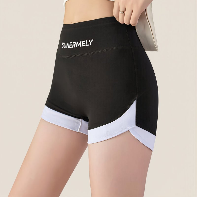 Upgraded No Rolling Yoga Shorts Women Anti Slip Waistband Workout Short S-2XL - Image 4