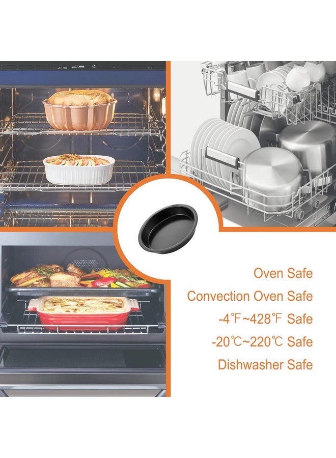 شيف ميد رف الخبز والتبريد 13.5 بوصة غير لاصق قابل للطي والتكديس، رف سلكي مستطيل الشكل للخبز في الفرن (أسود) - Image 5