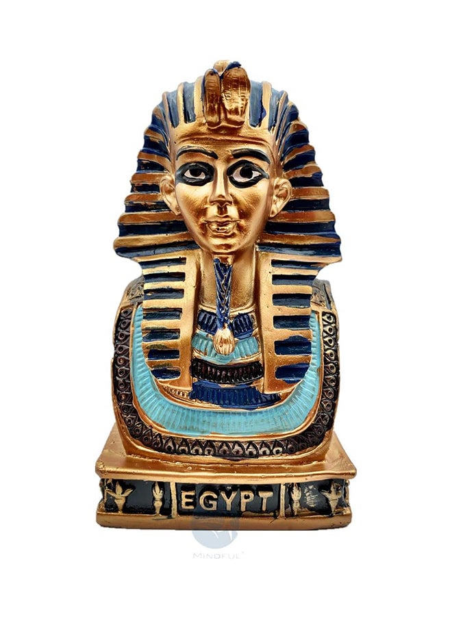 Generic Mindful Ancient Egyptian Pharaoh King Tut Bust Statue Home Decor Sculpture -- King 