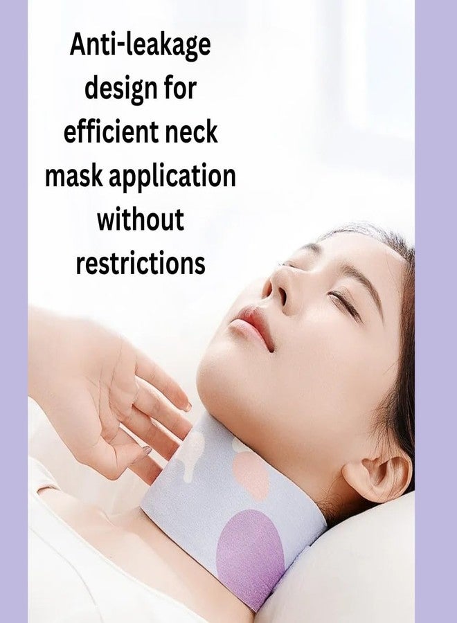 KHAMKARI U-Shaped Silicone Neck Mask Fixing Band Reusable Neck Protection Cover for Skincare Anti-Slip, Comfortable, for Sheet & Gel Masks Enhances Absorption, Lifting & Hydration Neck Care Tool - Image 2