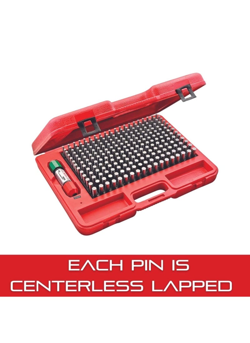 Starrett Starrett Precision Steel Pin Gage Set with Rugged High Impact Protective Case  Ideal for Carpenters and Home Improvement  251500 Range Plus Set Type 250 Number of Gages  S4004500  - Image 4