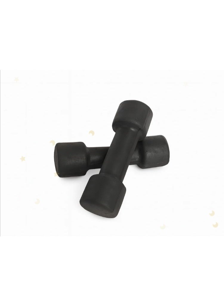 Elite Rubber Dumbbell 1KG(2 PCS) - Image 1