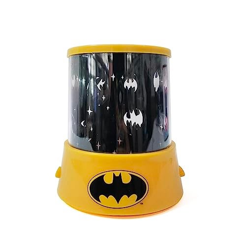 Idea Nuova Batman Color Changing Kids Lamp and Nightlight,LED Projection Light for Bedroom Décor, Superhero Night Lamp for Boys & Girls - Image 1