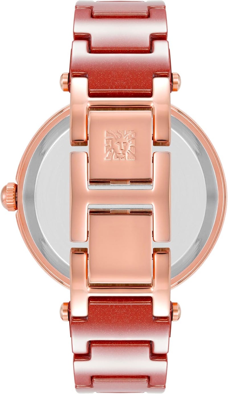 Anne Klein Women's Diamond Dial Ceramic Bracelet Watch - Image 3