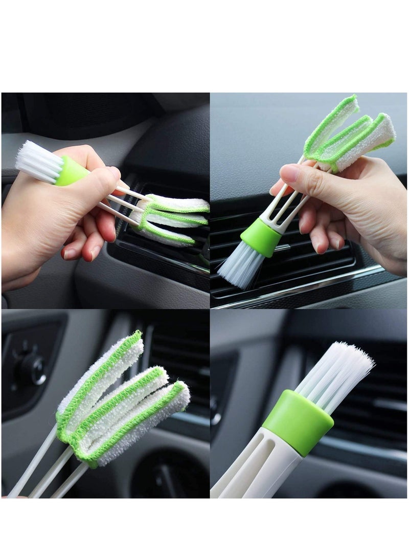13 جهاز كمبيوتر شخصى السيارات تفاصيل فرشاة مجموعة لتنظيف السيارات والدراجات النارية والسيارات عجلة تنظيف لوحة أجهزة القياس الداخلية والخارجية الجلود تنفيس مارك - Image 4