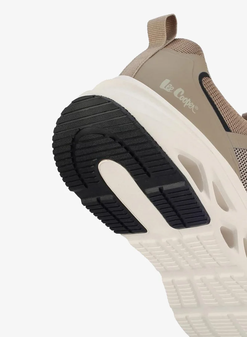 Lee Cooper BEIGE Men Textured Slip-On Ankle Sneakers for Men | Best Price UAE