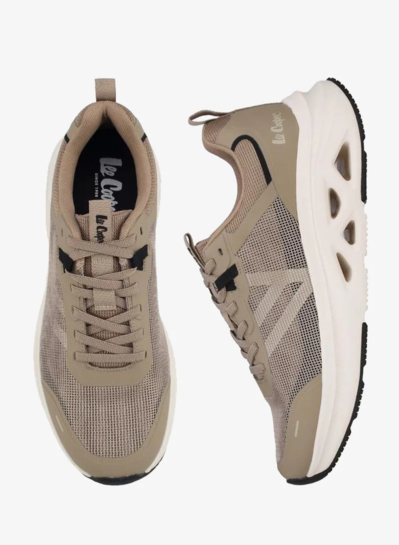 Lee Cooper BEIGE Men Textured Slip-On Ankle Sneakers for Men | Best Price UAE