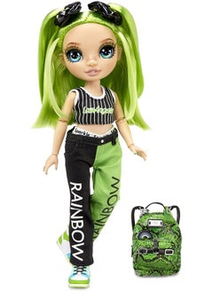 Jr Jade Hunter 9 Inch Green Fashion Doll With Doll Accessories Open And Closes Backpack Great Gift For Kids 6 12 Years Old And Collectors Multicolor 9 Inches