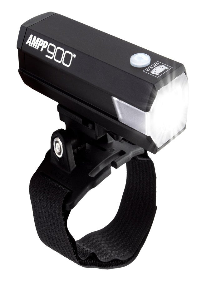 CATEYE - AMPP USB Rechargeable Bike Headlight (AMPP900 Helmet Mount) - Image 1