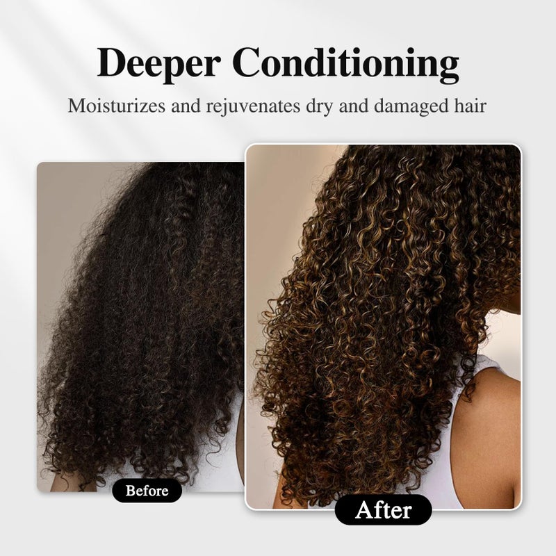 aopow Heat Cap for Deep Conditioning: 10-Level Heats Up Quickly 3 Time Settings Hair Steamer for Natural Hair Home Use Thermal Steam Cap for Black Hair Portable Heating Caps - Image 2