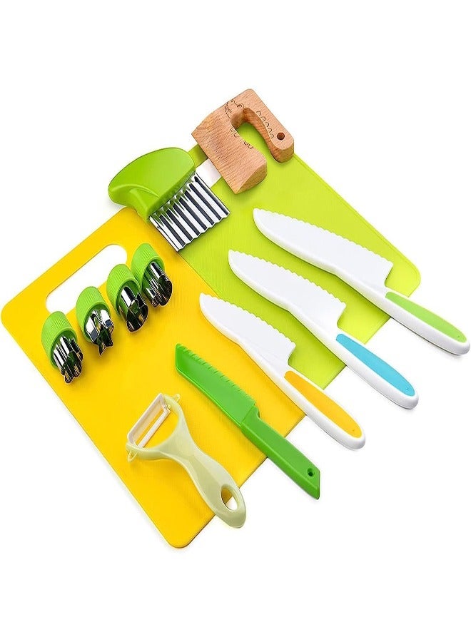 DMG TECH Toddler Montessori Kitchen Tools 13 Pieces Kitchen Set for Kids Cooking sets - Image 2