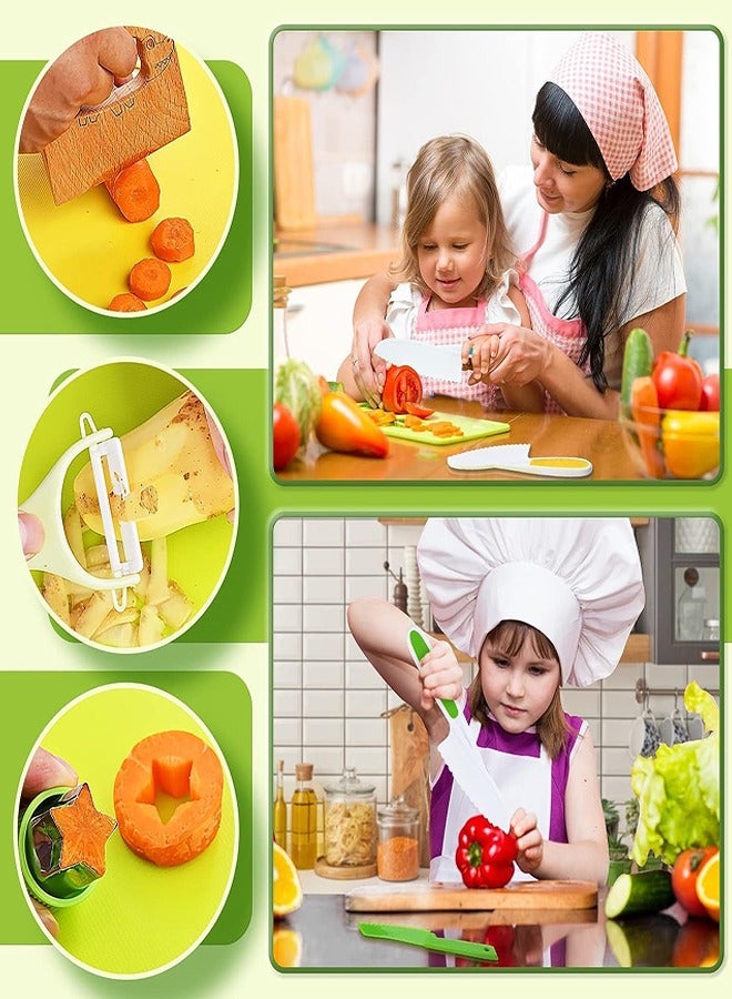 DMG TECH Toddler Montessori Kitchen Tools 13 Pieces Kitchen Set for Kids Cooking sets - Image 4