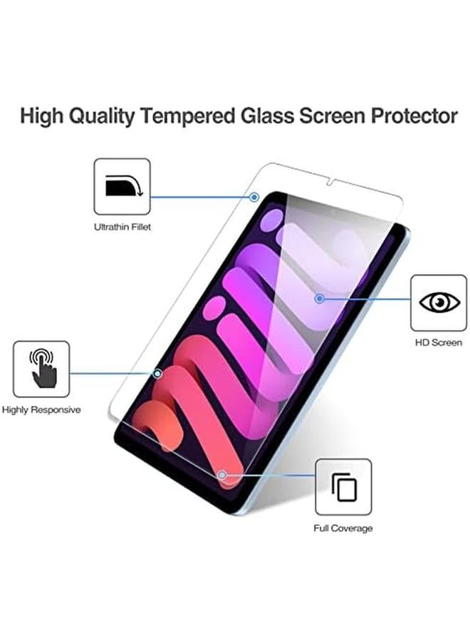 Procases 2 Pack Screen Protector For Ipad Mini A17 Pro 2024 And Mini 6Th 2021 8.3” Tempered Glass Film Guard For Ipad Mini 7 6 A2567 A2568 A2570 Clear - Image 4