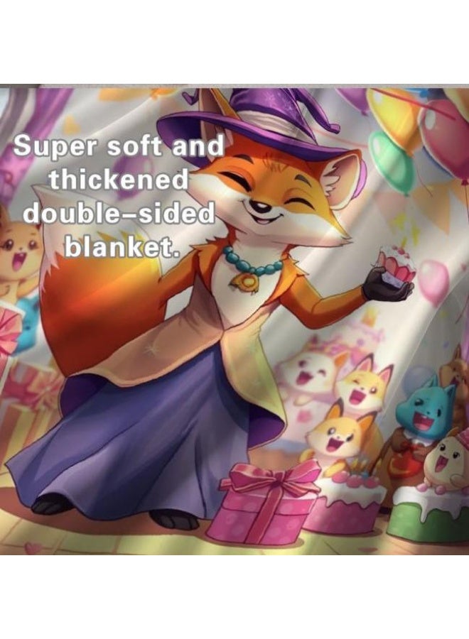 عام بطانية رقيقة من الفانيلا الكرتونية للأطفال أو الطلاب (دافئة ومريحة ومناسبة للنوم والألعاب) 100 سم * 150 سم - 172 - Image 1