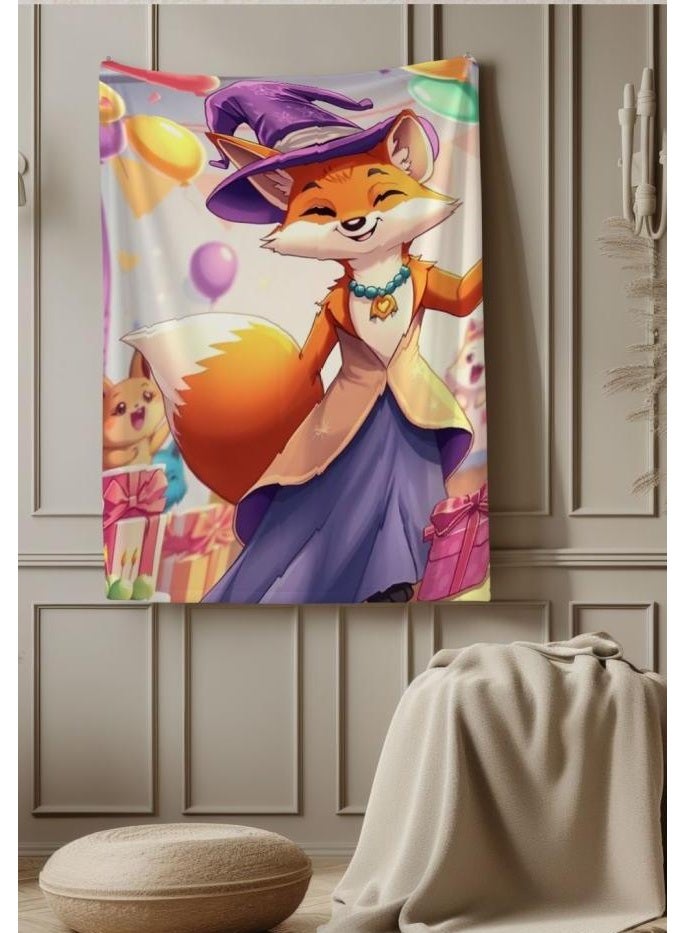 عام بطانية رقيقة من الفانيلا الكرتونية للأطفال أو الطلاب (دافئة ومريحة ومناسبة للنوم والألعاب) 100 سم * 150 سم - 172 - Image 4