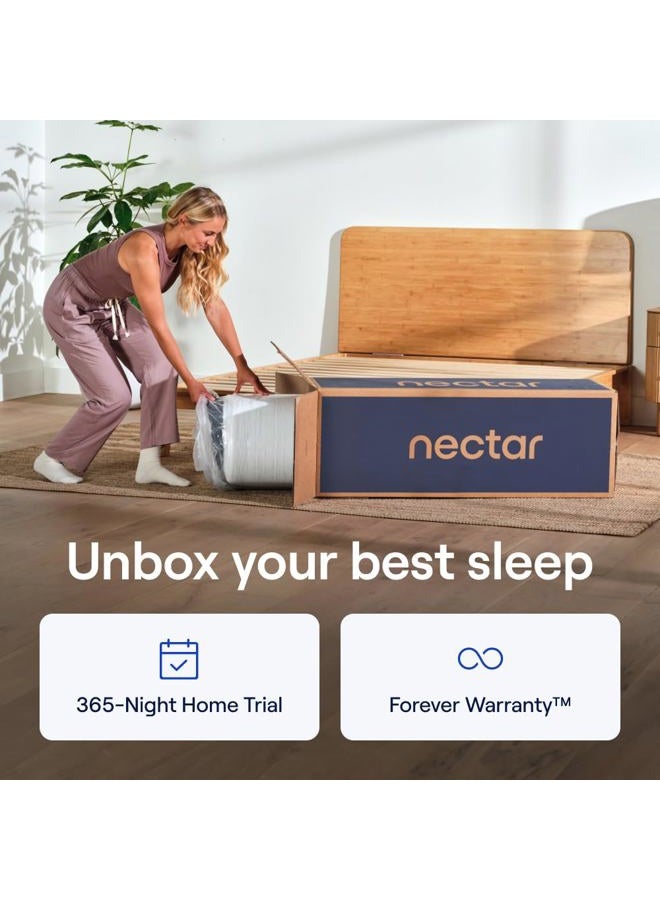 Nectar Premier Hybrid 13” Cal King Mattress - Medium Firm - Memory Foam & Innerspring Coils - Cooling Upgrade - 2” Pressure Relief Layer - Mattress in a Box - 365-Night Trial & Forever Warranty - Image 5