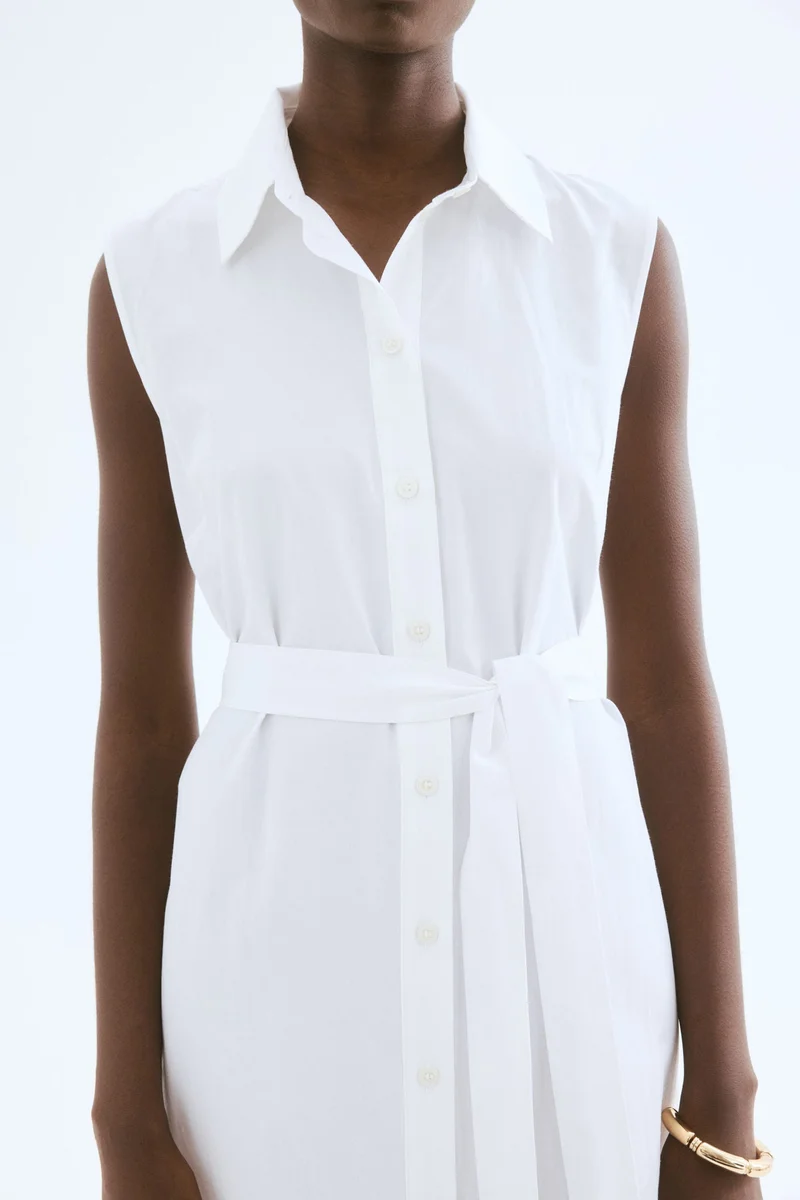 H&M Tie-belt shirt dress