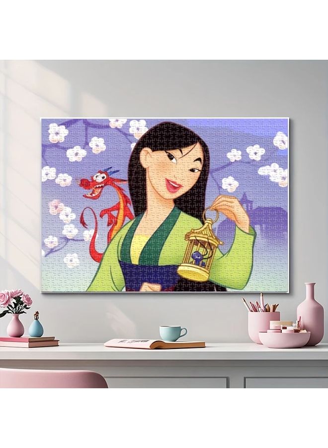 لغز مكون من ١٠٠٠ قطعة بعنوان مولان لتزيين المنزل وهدايا العائلة - Image 2