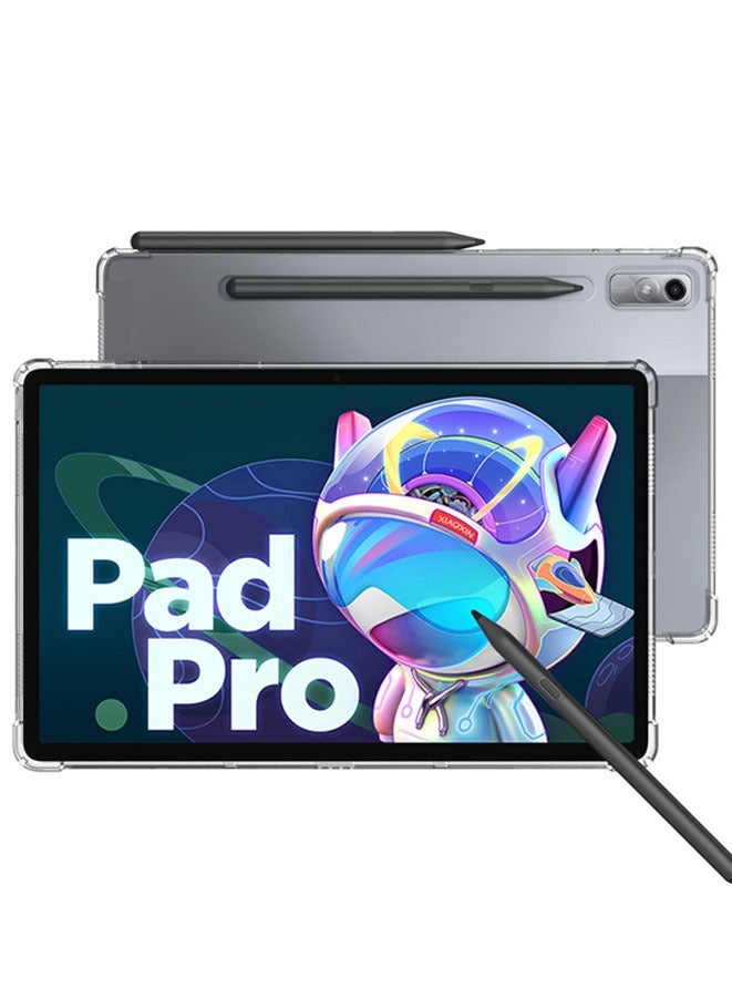 Muyixin جراب واقي لجهاز Lenovo Xiaoxin Padpro 11.2"(Tab P11 Pro Gen2) مع وسادة هوائية رباعية الزوايا وغطاء واقي شفاف من مادة TPU - شفاف - Image 3