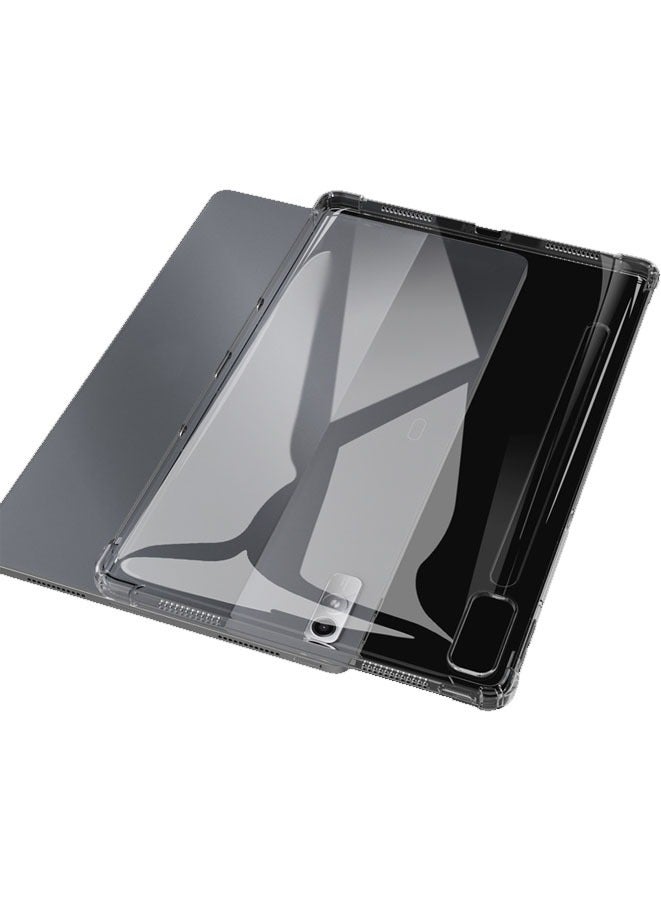 Muyixin جراب واقي لجهاز Lenovo Xiaoxin Padpro 11.2"(Tab P11 Pro Gen2) مع وسادة هوائية رباعية الزوايا وغطاء واقي شفاف من مادة TPU - شفاف - Image 2