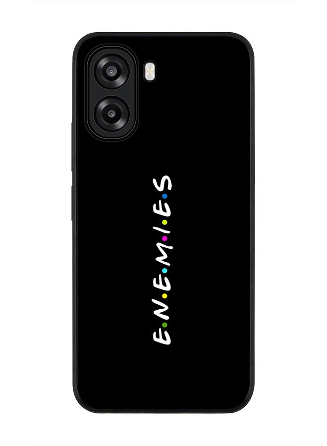 Stylizedd For Oppo A6x 5G / A6x 4G Case,Slim fit Camera Protection, Shockproof Thin Phone cover  - Enemies - Image 1