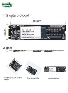 BURAQ M.2 2.5 Inch High-speed SSD Solid State Drive, Capacity: 128GB  - Image 3