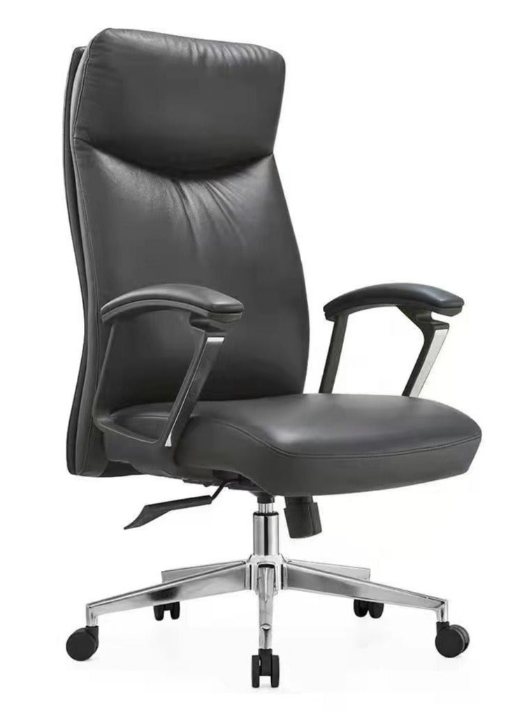 Daqian Faux Leather High Back Executive Ergonomic Office Chair - Image 1