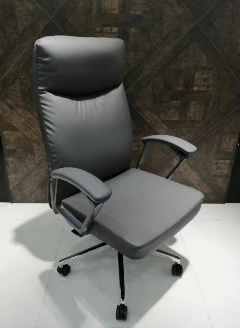 Daqian Faux Leather High Back Executive Ergonomic Office Chair - Image 3