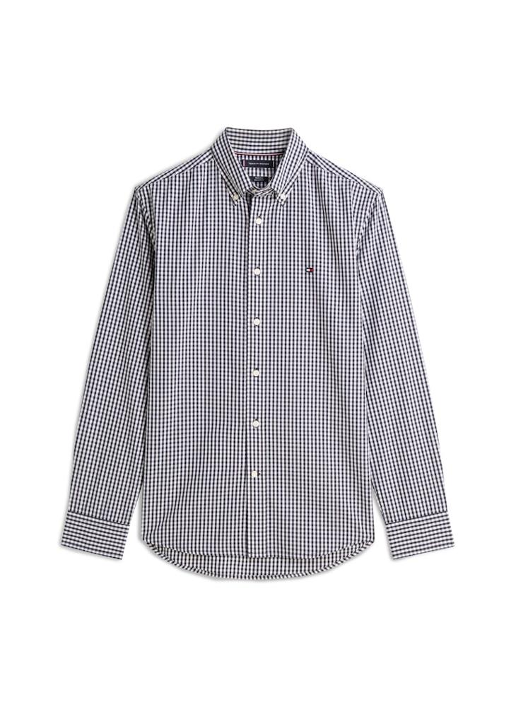 TOMMY HILFIGER Flex Poplin Big Gingham Regular Fit Shirt - Image 5