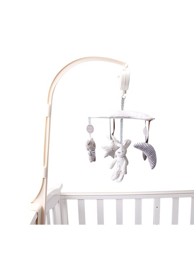 YelaJoy Musical Crib Mobile Animals Musical Crib Mobile Star Moon Baby Mobile Holder with Relaxing Music Baby Crib for Newborn Ages 0 and Older - Image 1
