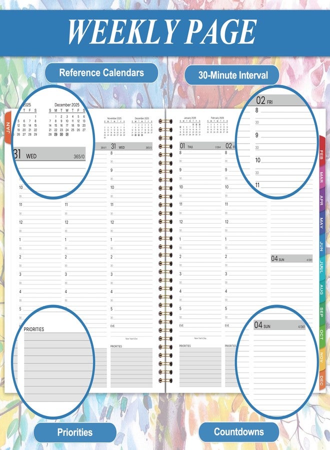 Coboll 2026 Daily Planner - Appointment Book 2026, 9'' x 11'', Hourly Planner 2026, Jan.2026 - Dec.2026 with Coated Inner Tabs - Image 5